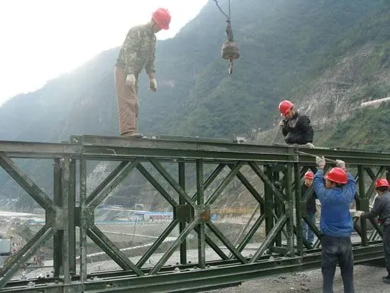 贵阳贝雷桥安装施工时的注意事项